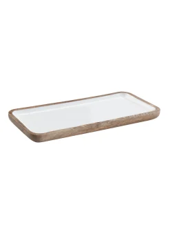 Keats Deko-Tablett, Natural/White
