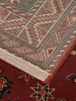 Kibawe Woll-Teppich, Dunkelrot
