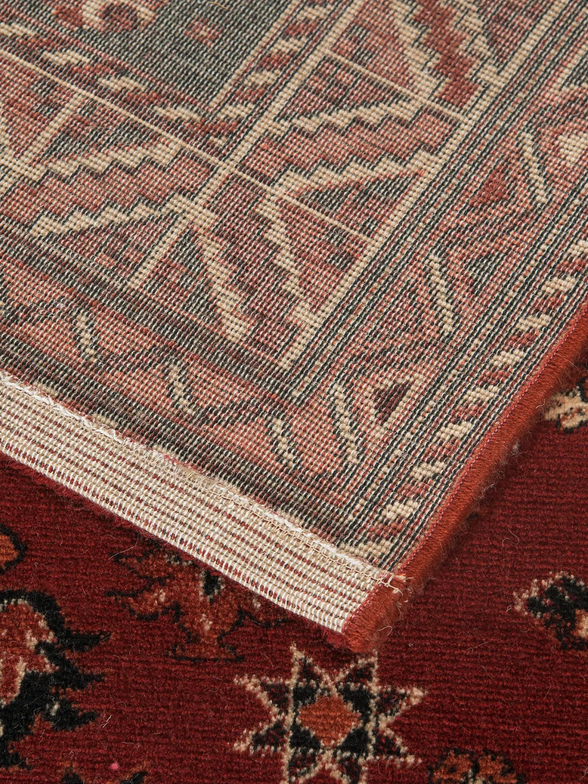 Kibawe Woll-Teppich, Dunkelrot