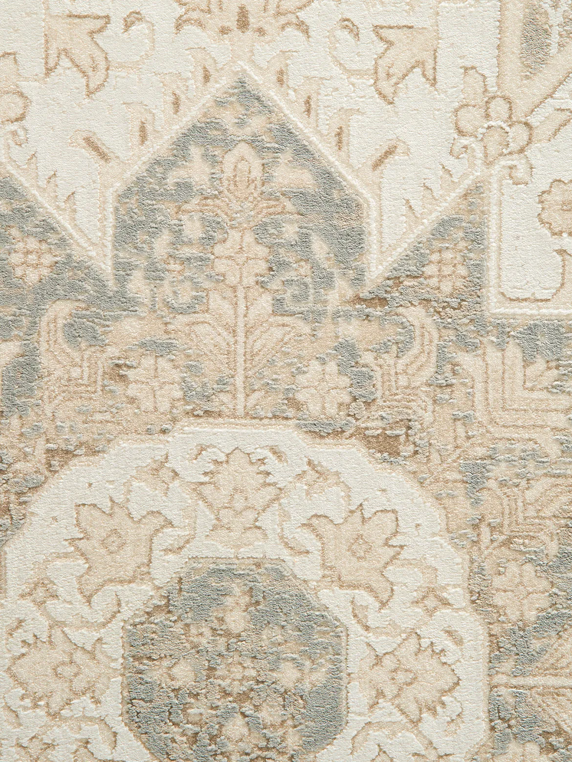 Kingfield Vintage-Teppich, Beige
