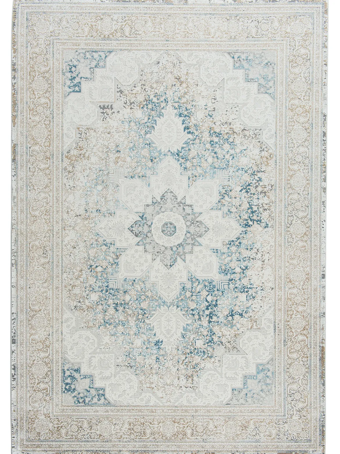 Kingfield Vintage-Teppich, Bleu