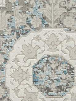Kingfield Vintage-Teppich, Bleu