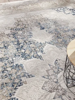 Kingfield Vintage-Teppich, Bleu