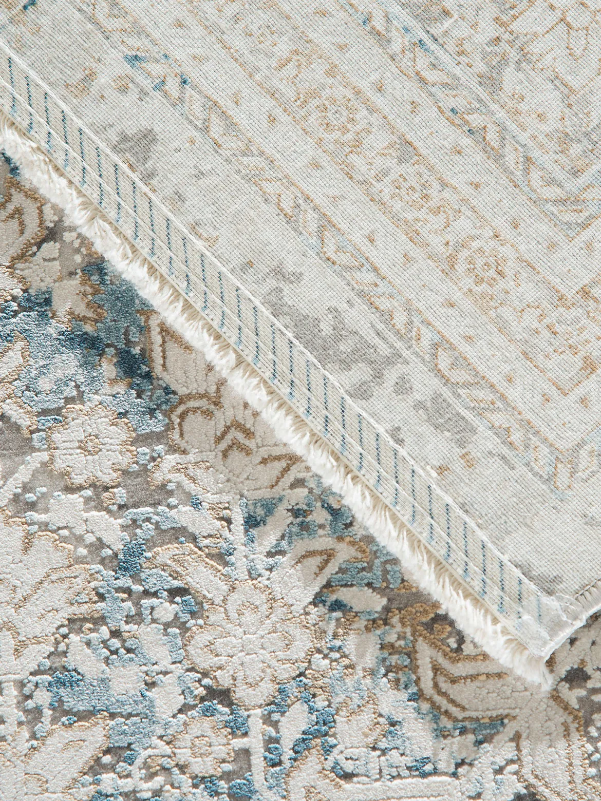 Kingfield Vintage-Teppich, Bleu