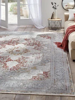 Kingfield Vintage-Teppich, Rouge