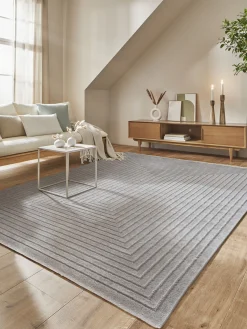 Kirkeby Moderner Teppich, Grau