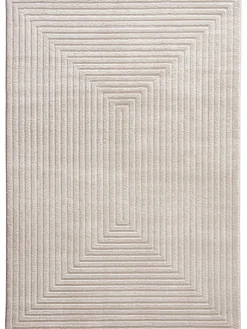 Kirkeby Moderner Teppich, Taupe