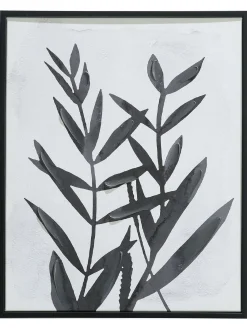 Kitala Leinwand-Druck-handbemalt, D'grau/weiss