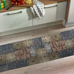 Kitchen Plus Fußmatte, Tin Tile beige
