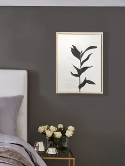 Klimata Leinwand-Druck-handbemalt, Schwarz/Weiss
