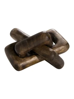 Knots Figur, Dunkelrotbraun