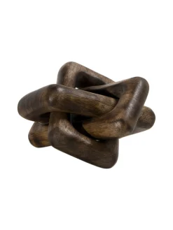 Knots Figur, Dunkelrotbraun