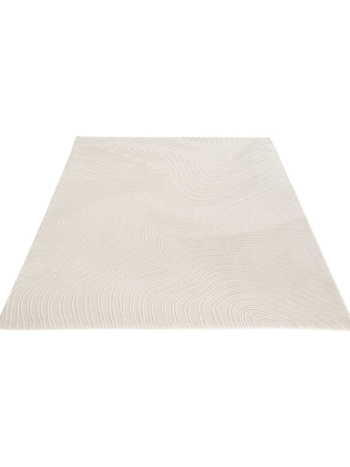 Lacanau Moderner Teppich, Creme