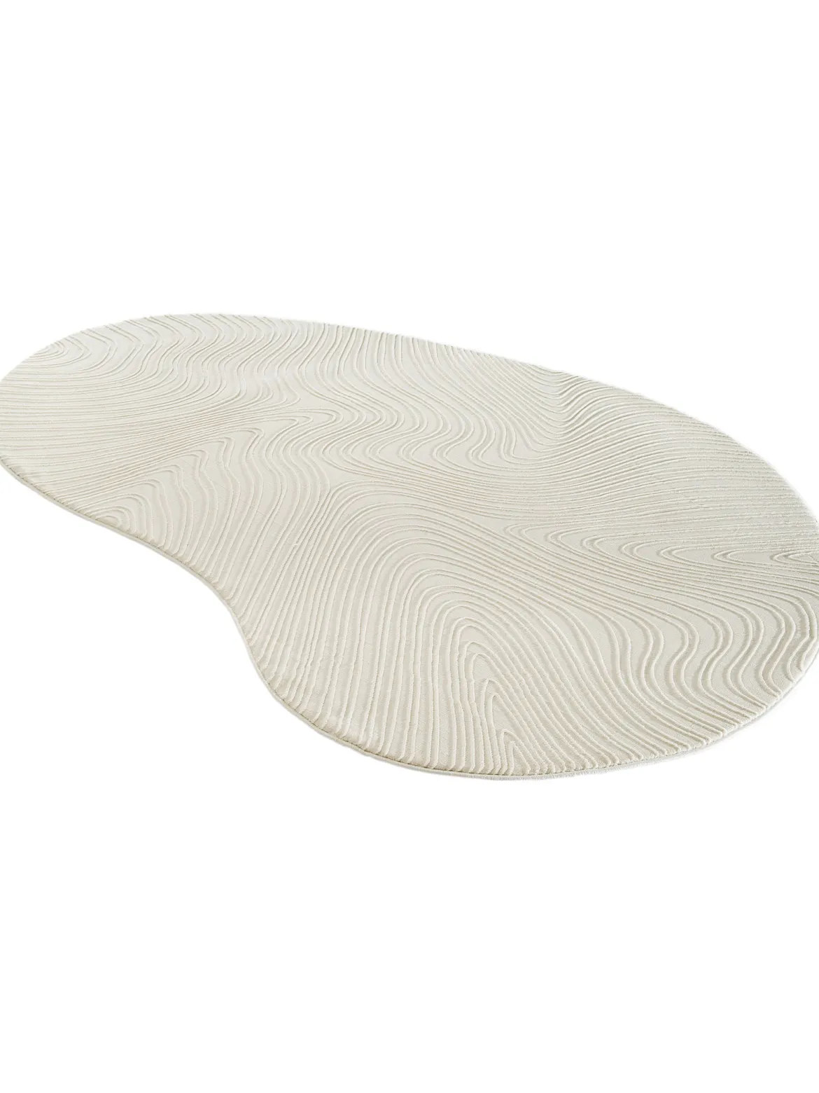 Lacanau Moderner Teppich, Creme