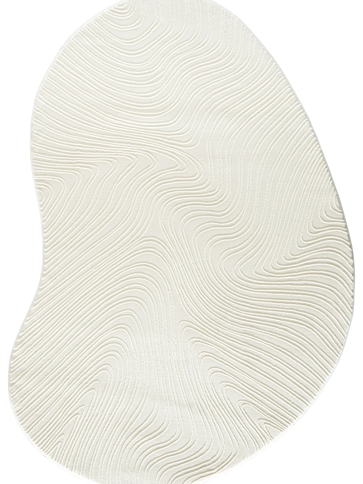 Lacanau Moderner Teppich, Creme
