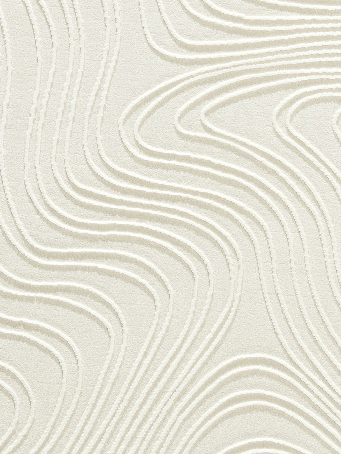 Lacanau Moderner Teppich, Creme