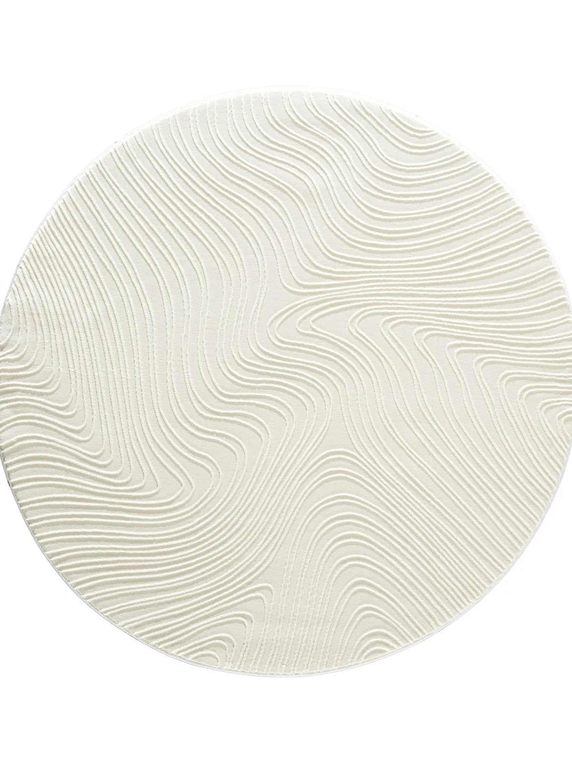 Lacanau Moderner Teppich, Creme