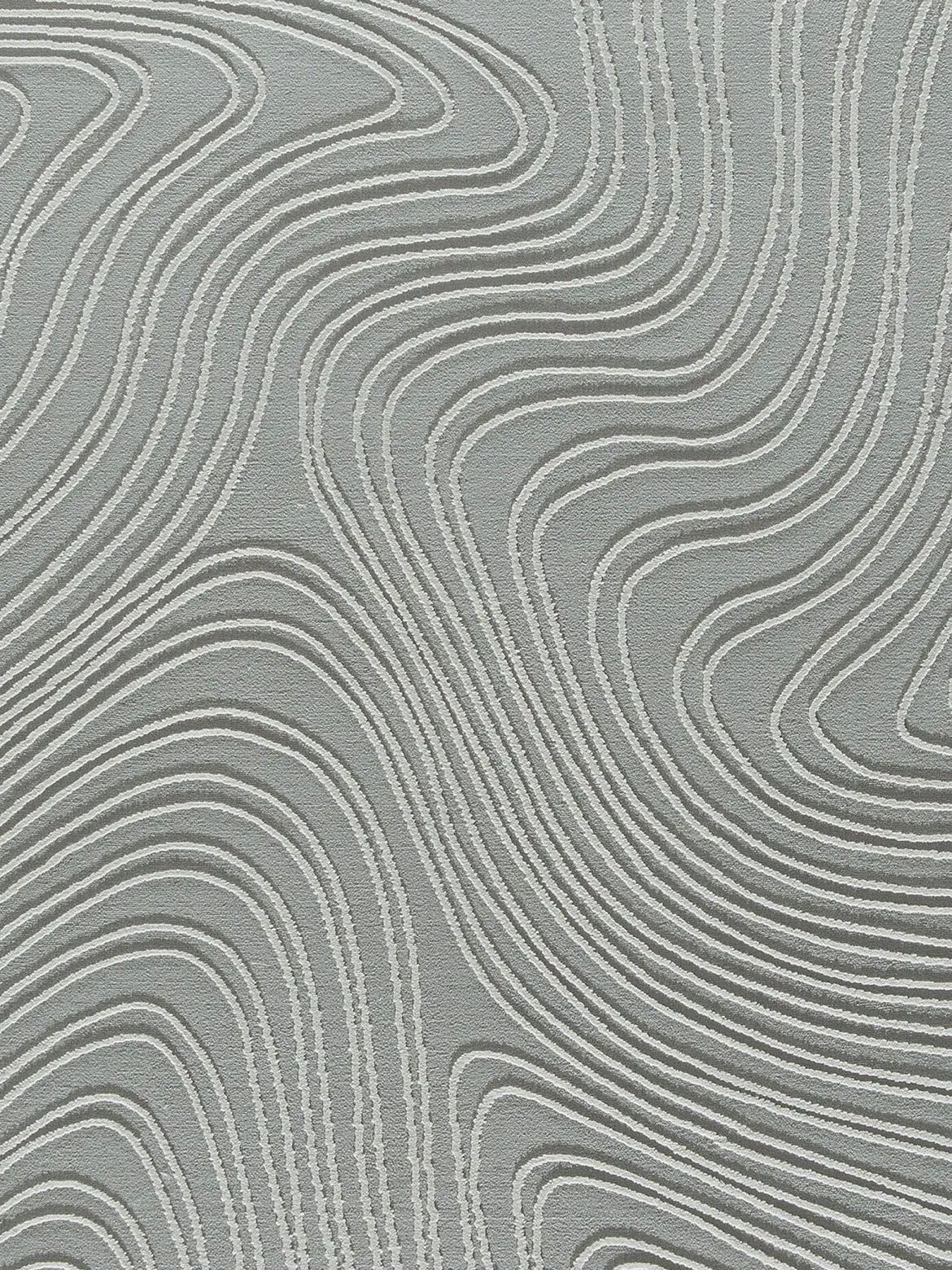 Lacanau Moderner Teppich, Silber