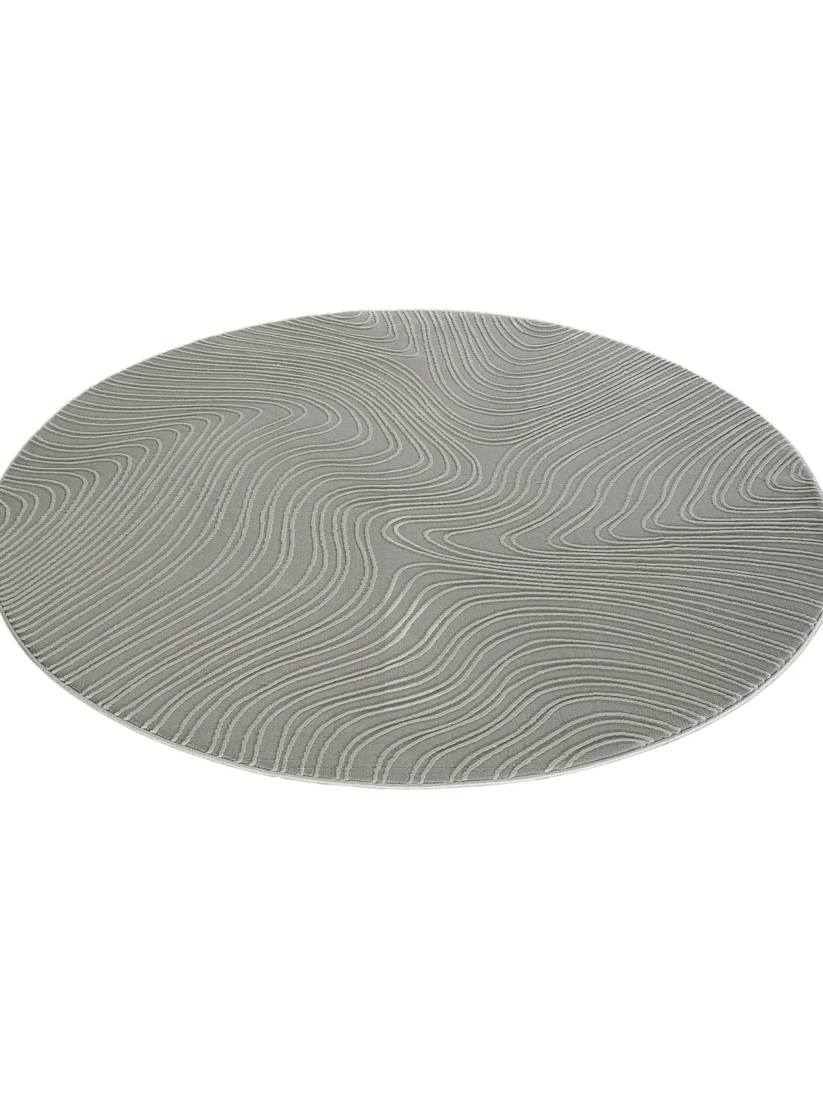 Lacanau Moderner Teppich, Silber