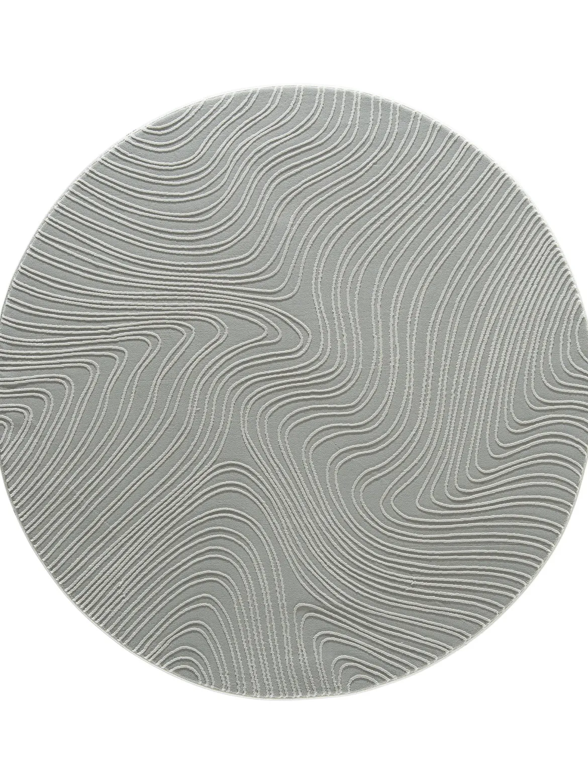 Lacanau Moderner Teppich, Silber