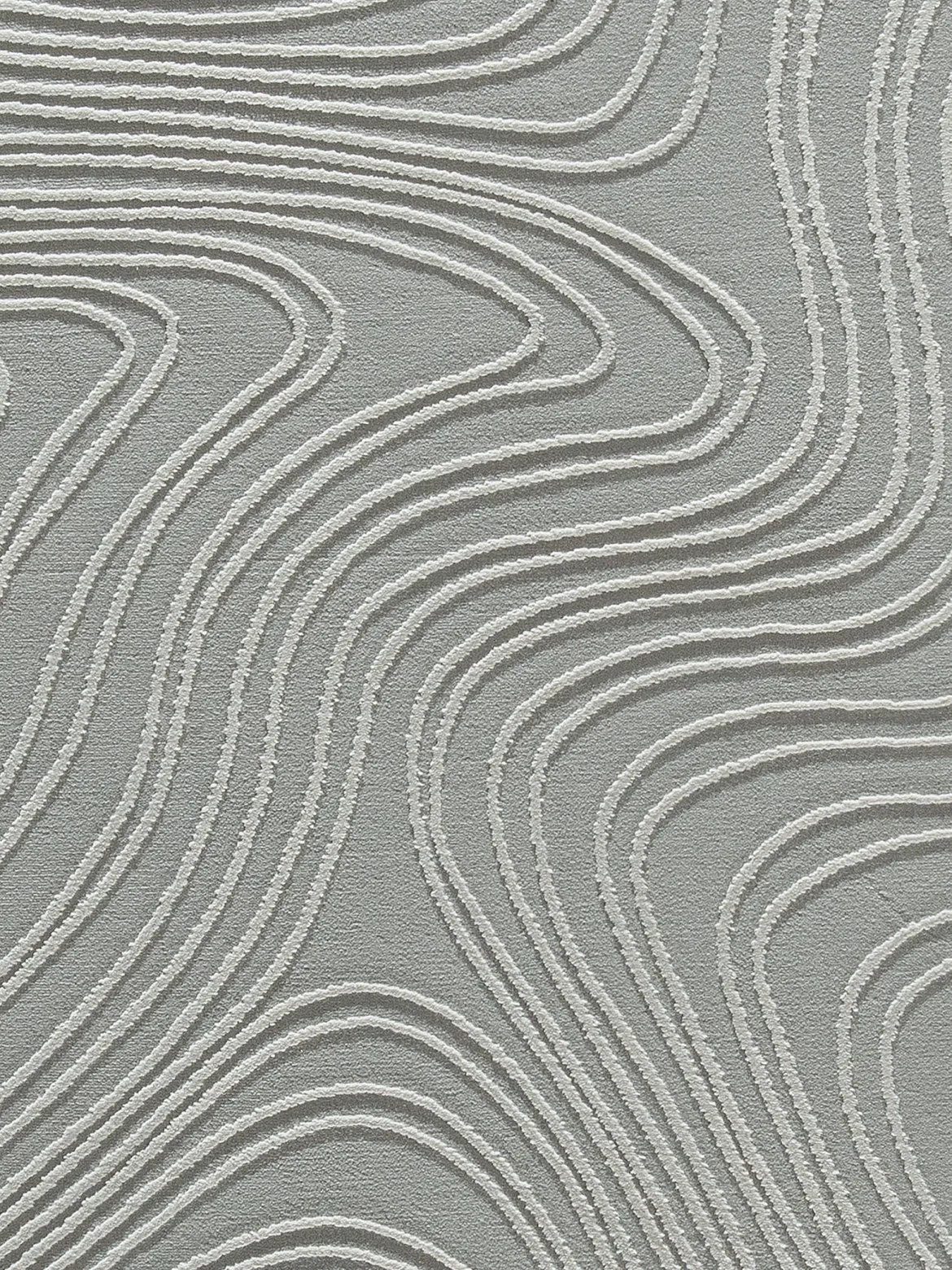 Lacanau Moderner Teppich, Silber