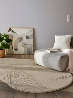 Lacanau Moderner Teppich, Taupe