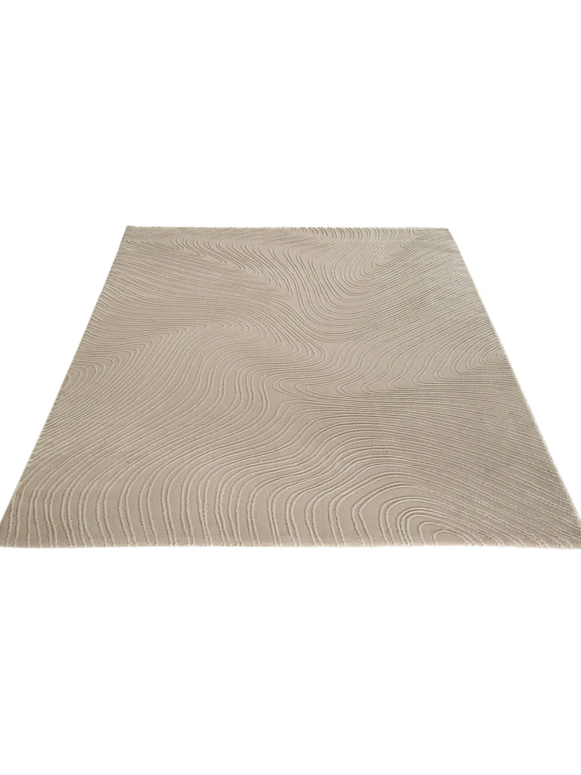 Lacanau Moderner Teppich, Taupe