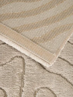 Lambari Moderner Teppich, Hellbeige