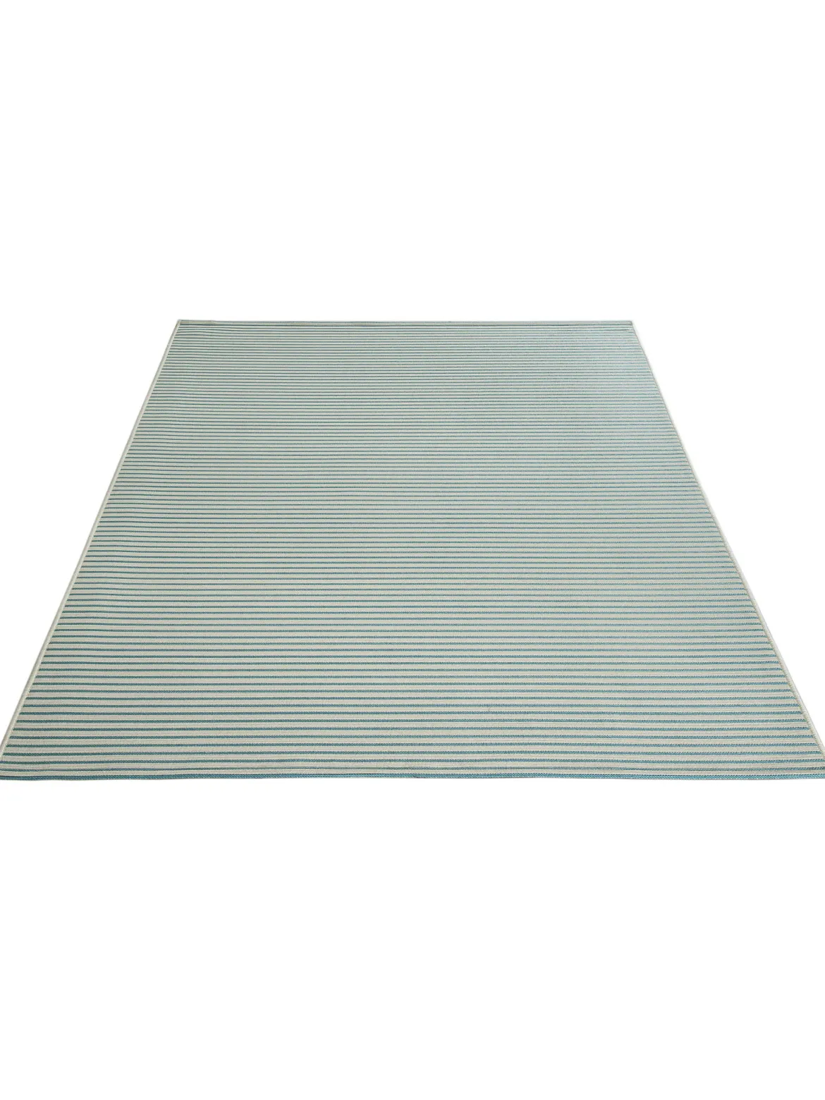 Lanikai Outdoor-Teppich, Creme/Blau
