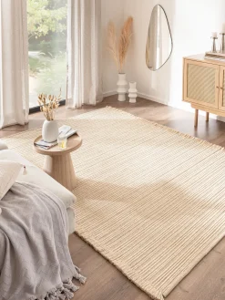 Larsbo Woll-Teppich, Creme