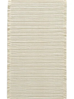 Larsbo Woll-Teppich, White