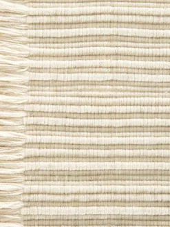 Larsbo Woll-Teppich, White