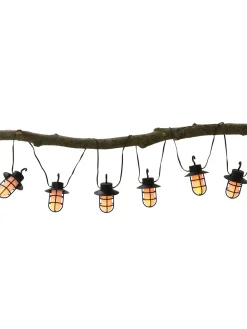 Laternenkette Lichterkette, Schwarz
