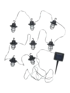 Laternenkette Lichterkette, Schwarz