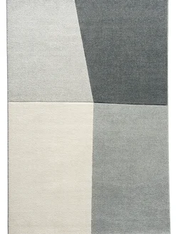 Lawndale Moderner Teppich, Grau/Silber