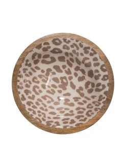 Leori Deko-Schale, Beige