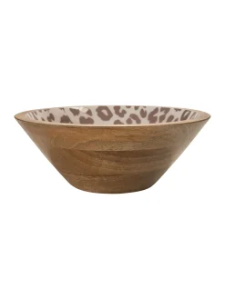 Leori Deko-Schale, Beige
