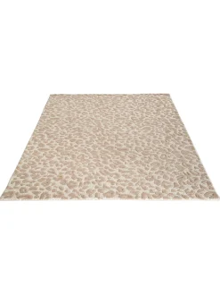 Leovara Woll-Teppich, White-Creme