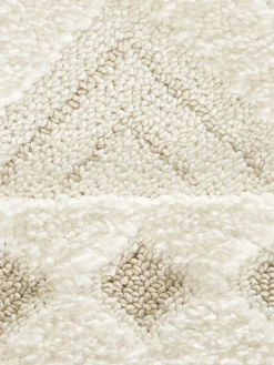 Lessebo Moderner Teppich, Weiß/Beige