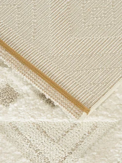 Lessebo Moderner Teppich, Weiß/Beige