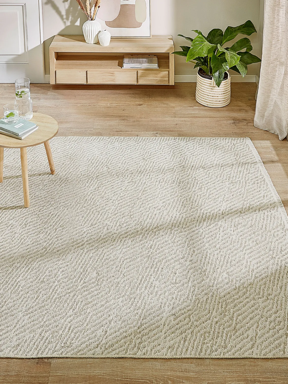 Lolle Moderner Teppich, Beige