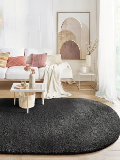 Lounge Hochflor-Teppich, Anthrazit