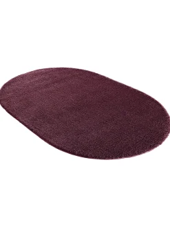 Lounge Hochflor-Teppich, Aubergine