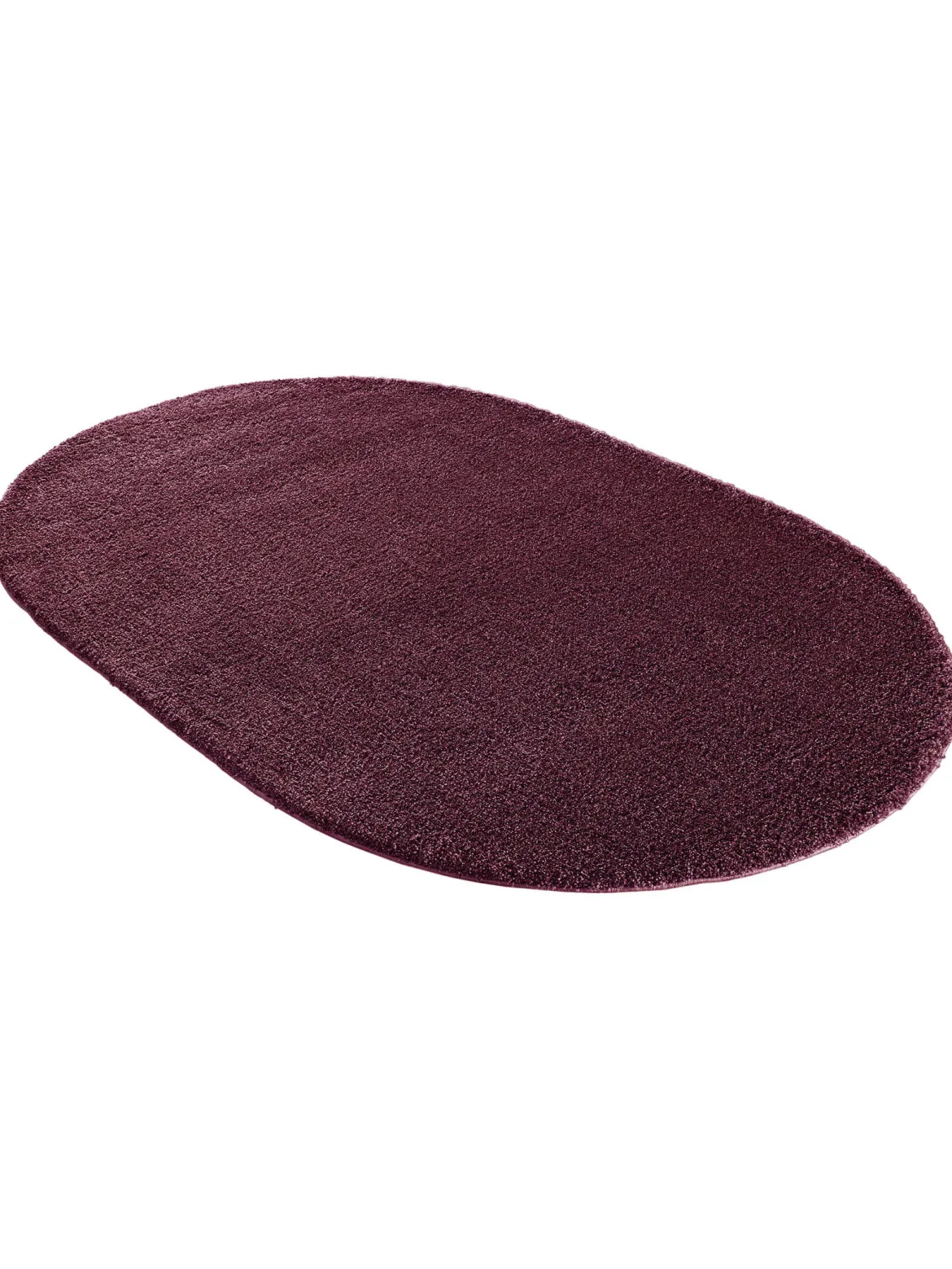 Lounge Hochflor-Teppich, Aubergine
