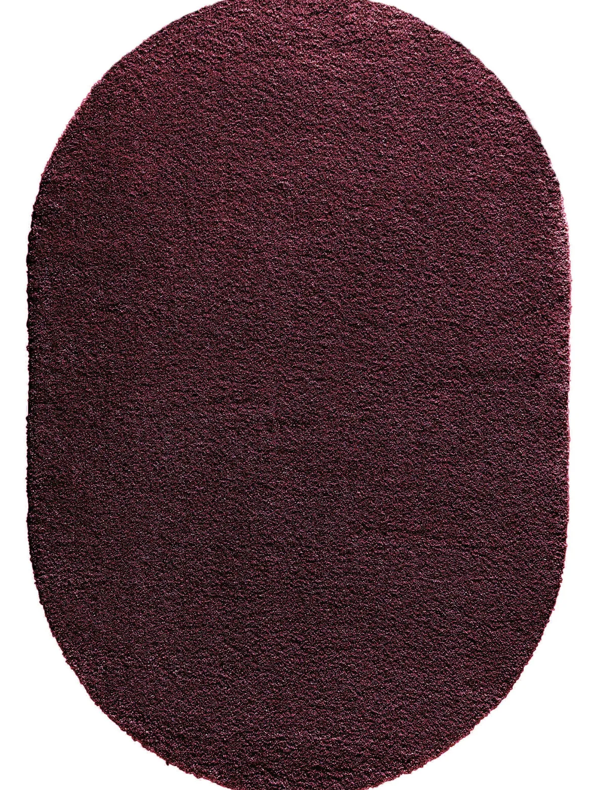 Lounge Hochflor-Teppich, Aubergine