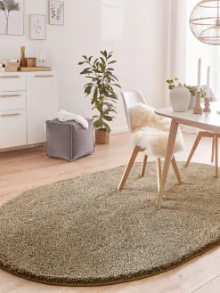 Lounge Hochflor-Teppich, Beige