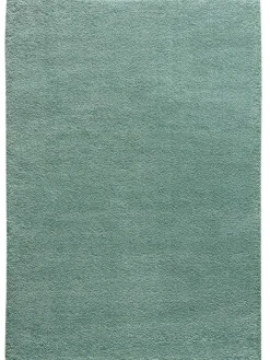 Lounge Hochflor-Teppich, Grün