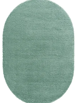 Lounge Hochflor-Teppich, Grün