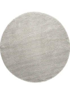 Lounge Hochflor-Teppich, Hellgrau