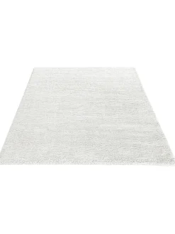 Lounge Hochflor-Teppich, Hellgrau
